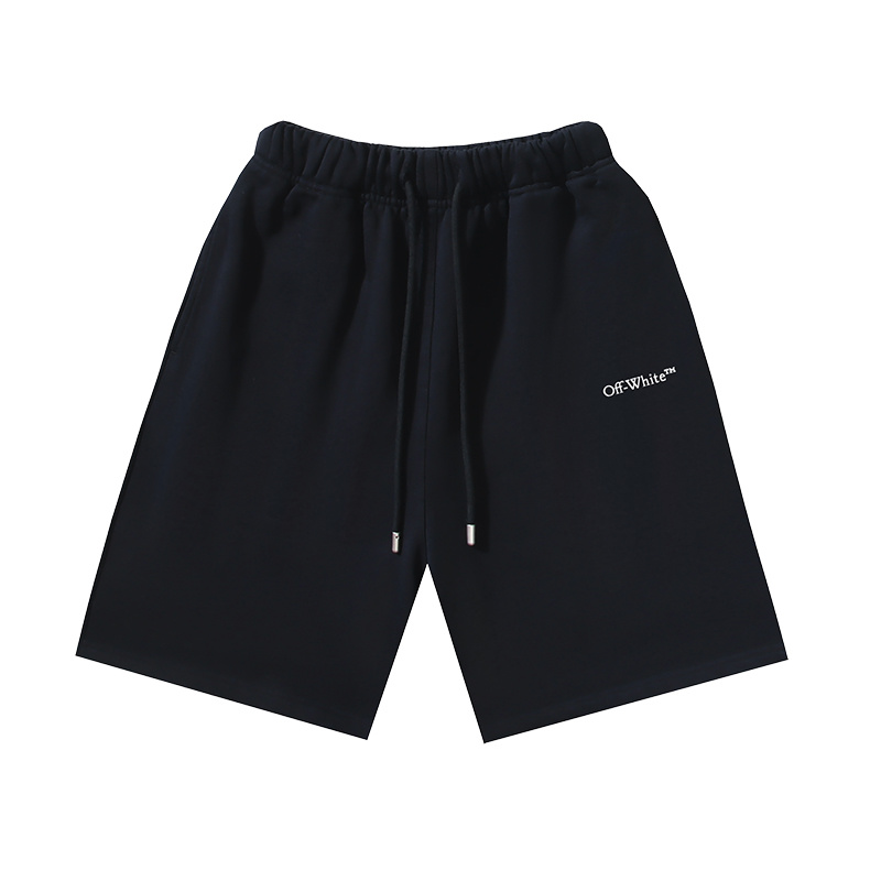 Off-White Shorts Black White #1145