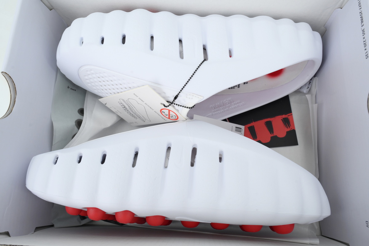 Nike Mind 001 Slide White Speed Red HQ4307-101 