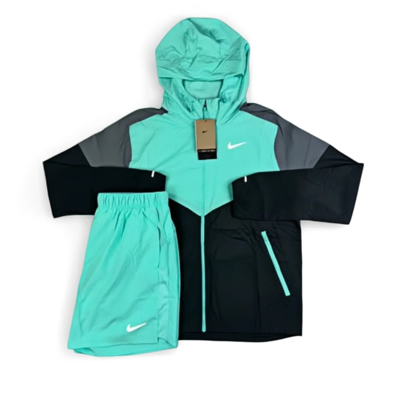 Nike Windrunner Jacket & 7" Challenger Shorts Set Jade