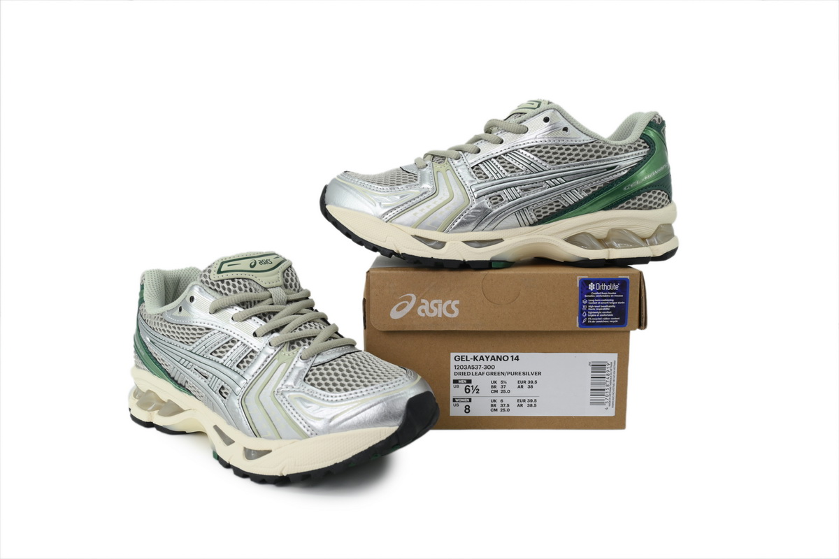ASICS Gel-Kayano 14 Dried Leaf Green Pure Silver 1203A537-300