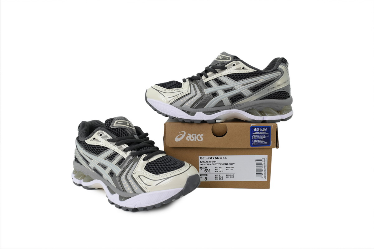 ASICS Gel-Kayano 14 Obsidian Grey Cement 1203A537-024
