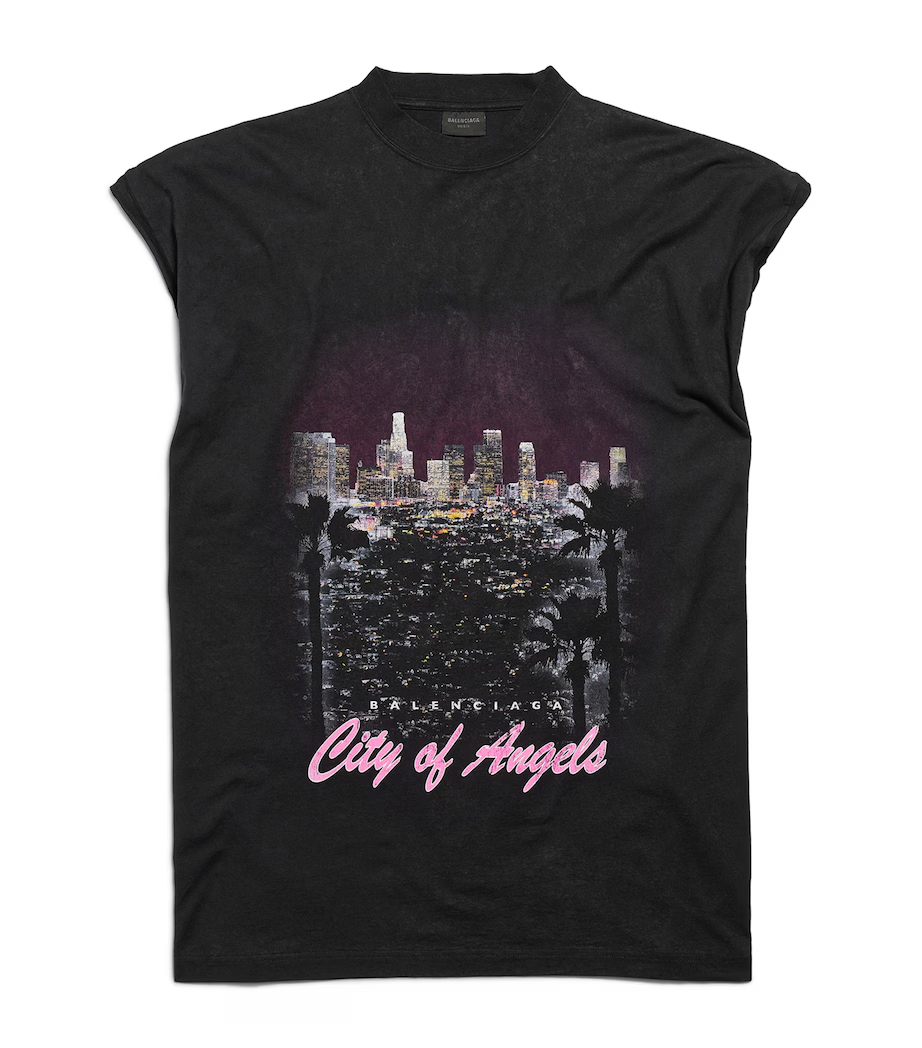 Balenciaga Logo Tank Top Black