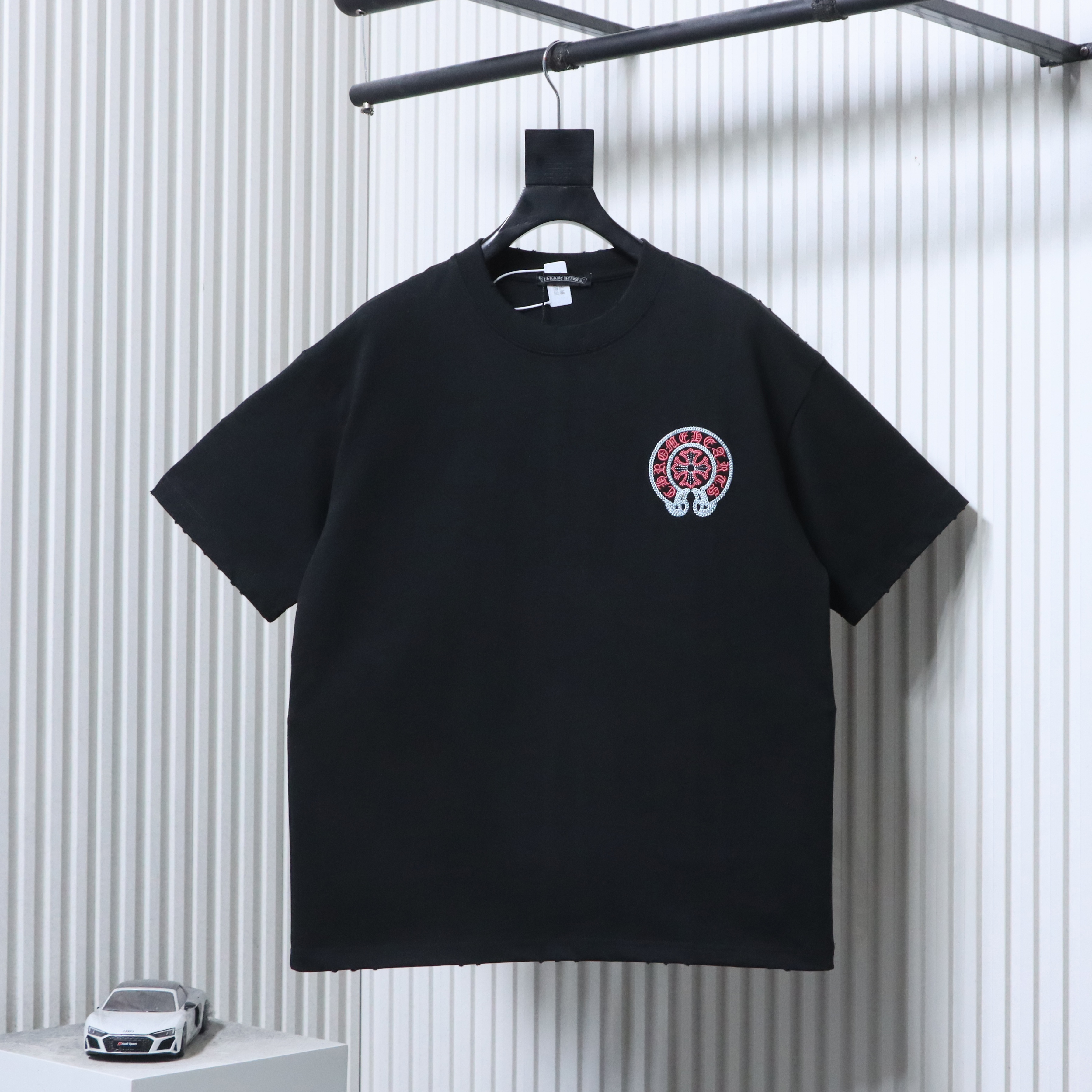 Chrome Hearts Logo Black T-shirt