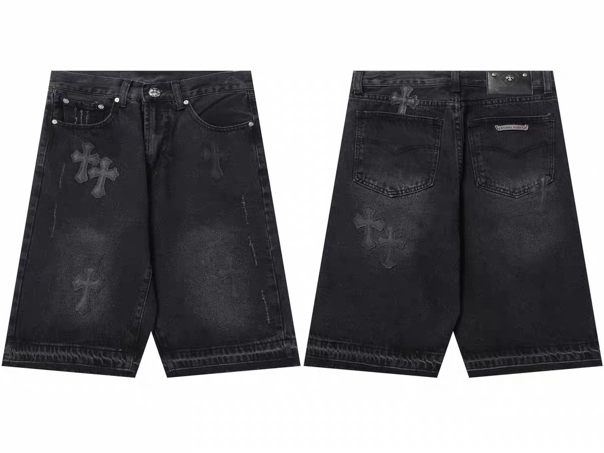 Chrome Hearts Shorts Washed Black