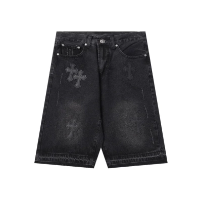 Chrome Hearts Shorts Washed Black 01