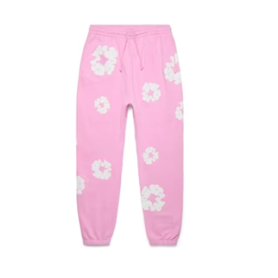 Denim Tears The Cotton Wreath Sweatpants Pink 01
