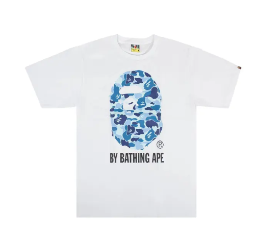 BAPE ABC Camo Tee White/Blue