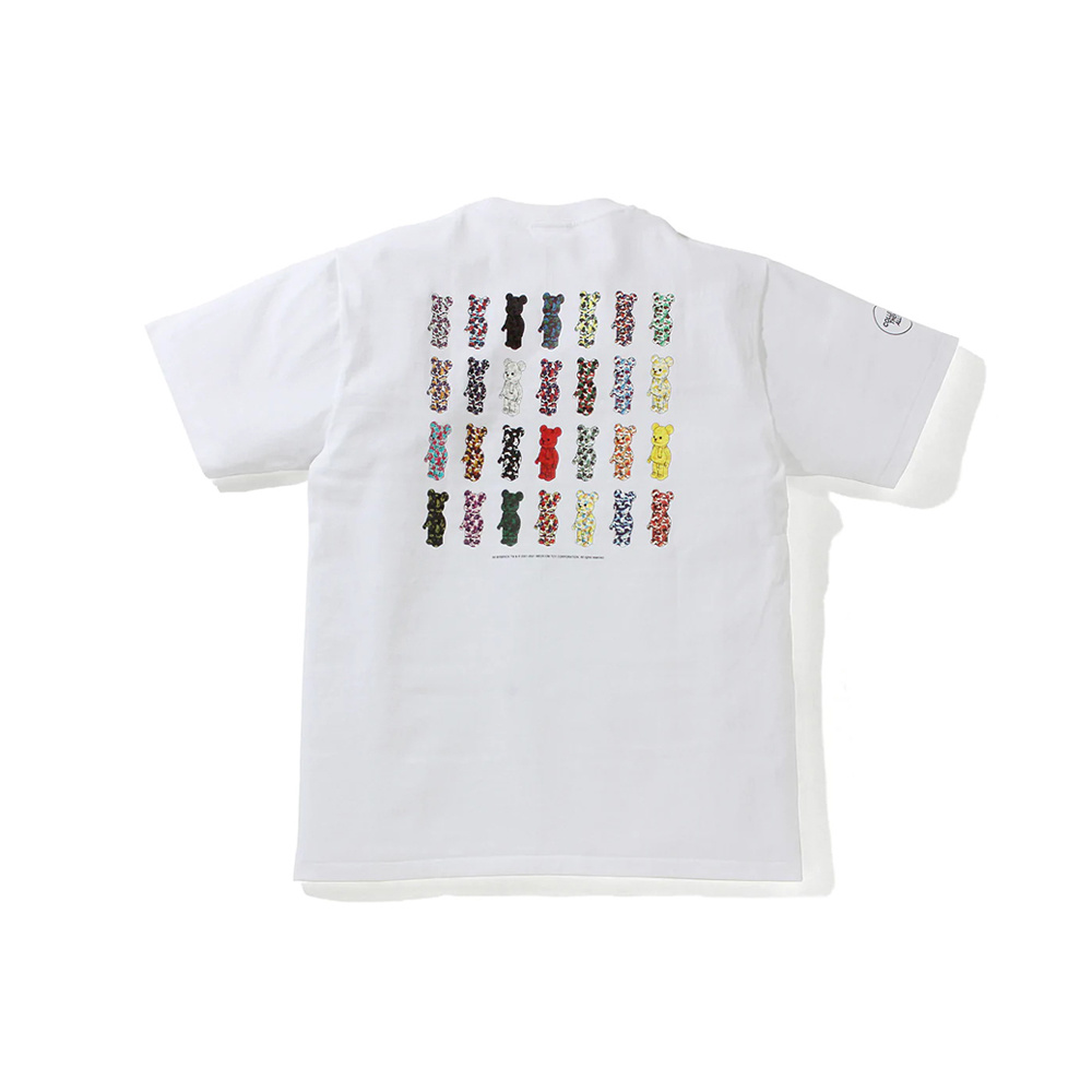 BAPE T-shirt Black White #743