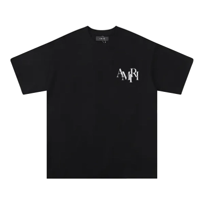 AMIRI Cotton T-shirt Black 01
