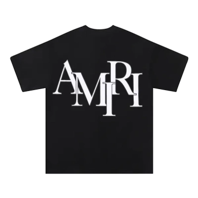 AMIRI Cotton T-shirt Black 02