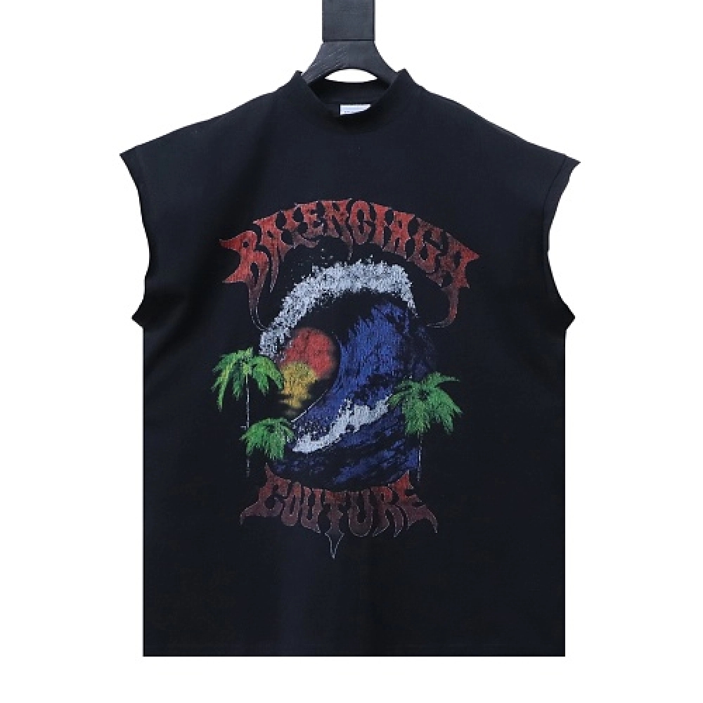 Balenciaga Tank Top Black