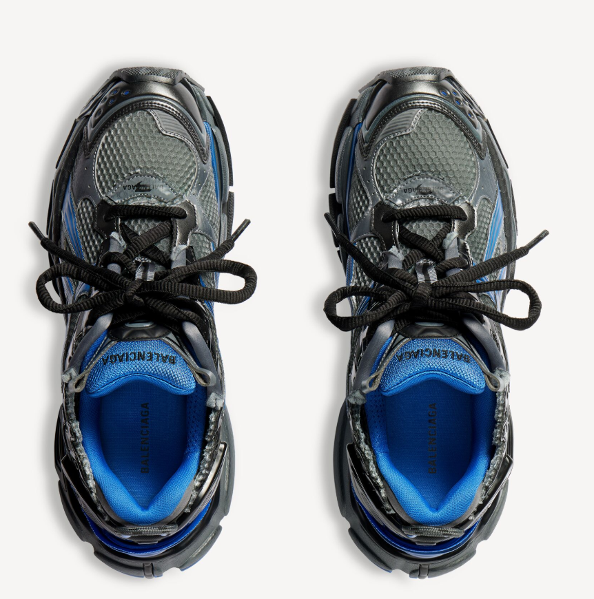 Balenciaga Runner Gradient Mesh Black Blue
