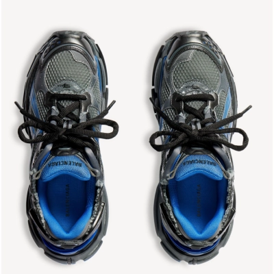 Balenciaga Runner Gradient Mesh Black Blue 02
