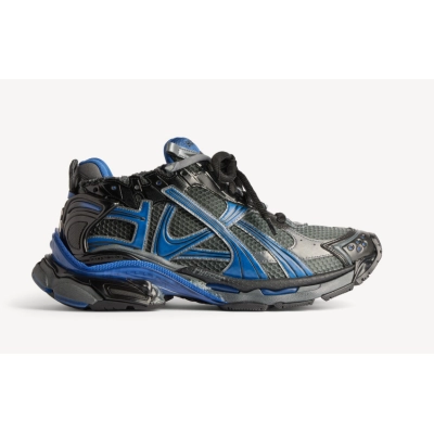 Balenciaga Runner Gradient Mesh Black Blue 01