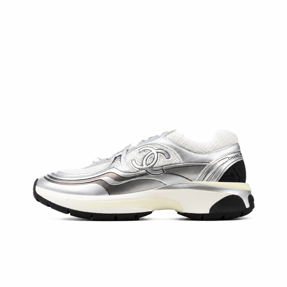 CC Sneaker White Silver