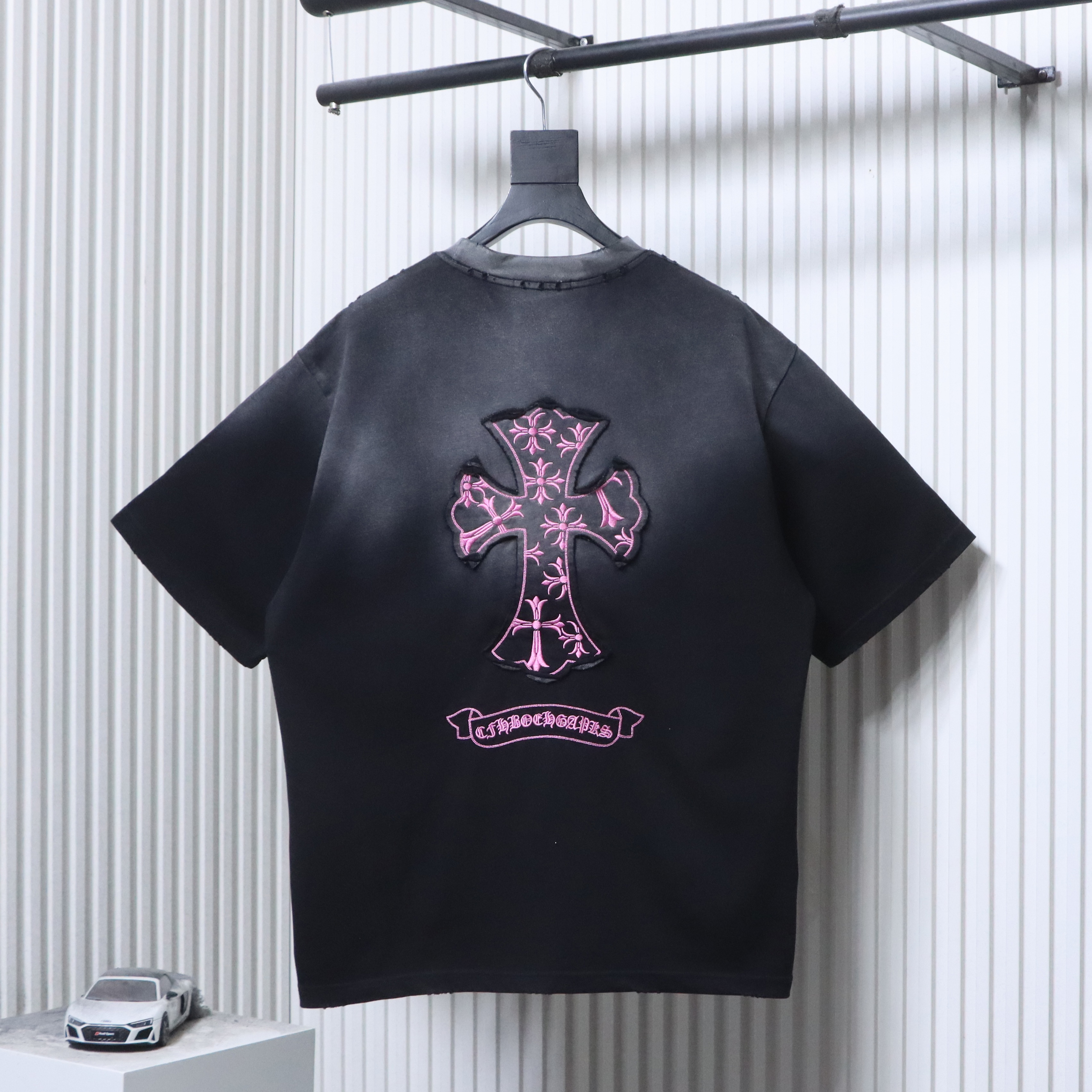 Chrome Hearts Summer T-shirt Black Pink
