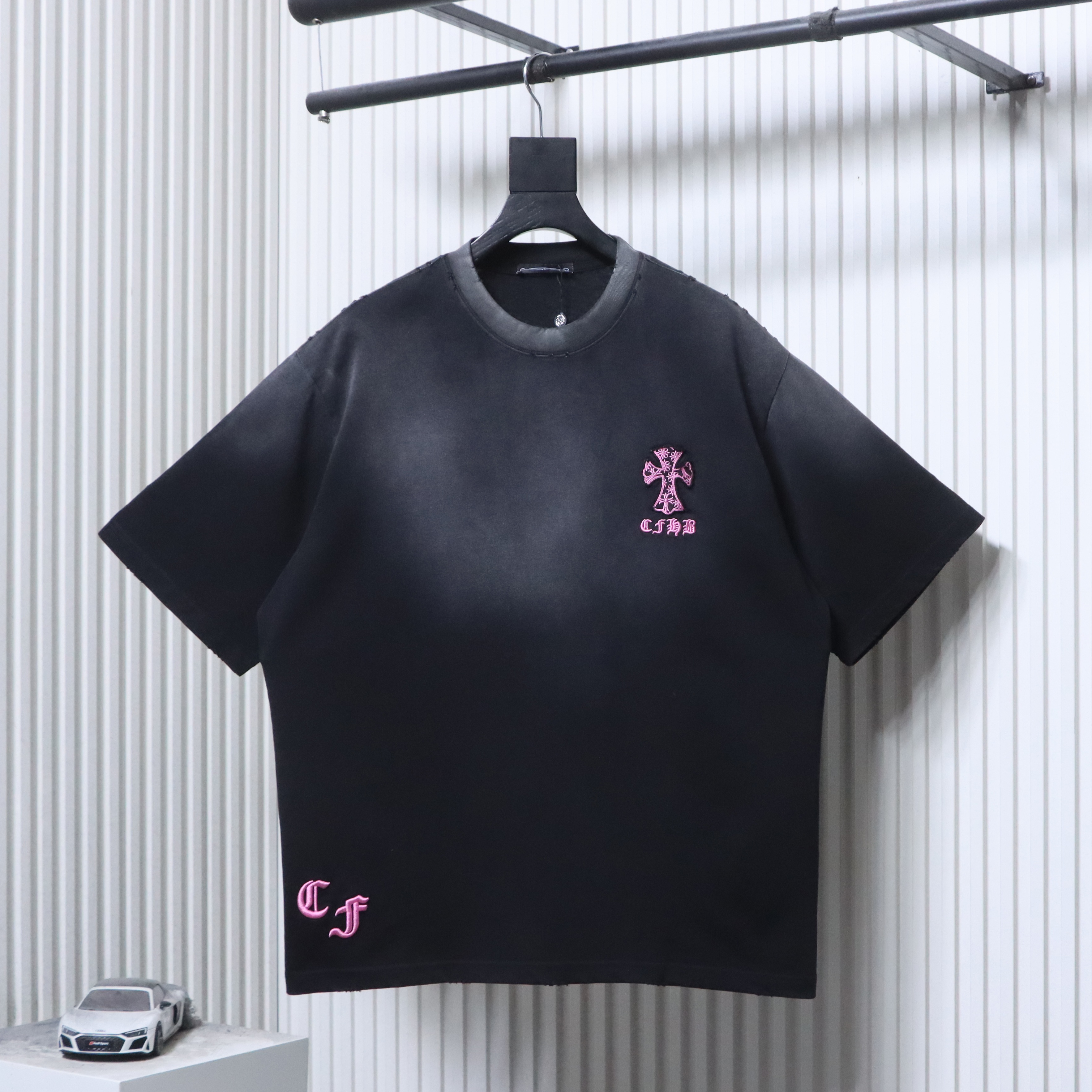 Chrome Hearts Summer T-shirt Black Pink