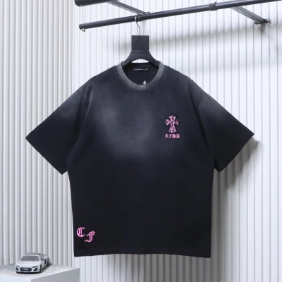 Chrome Hearts Summer T-shirt Black Pink 02