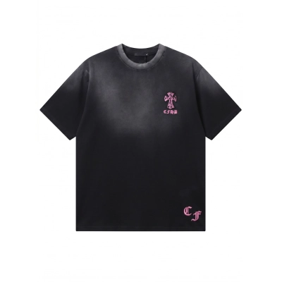 Chrome Hearts Summer T-shirt Black Pink 01