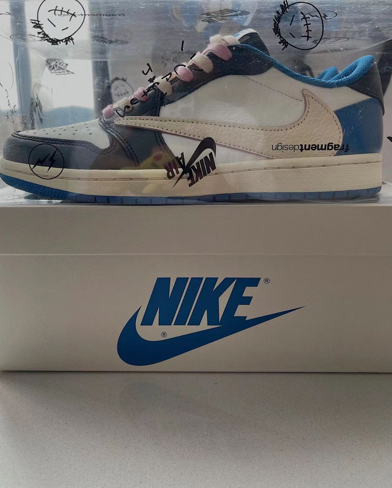 Fragment Design x Travis Scott x Air Jordan 1 Retro Low DM7866-140  review Martim 01