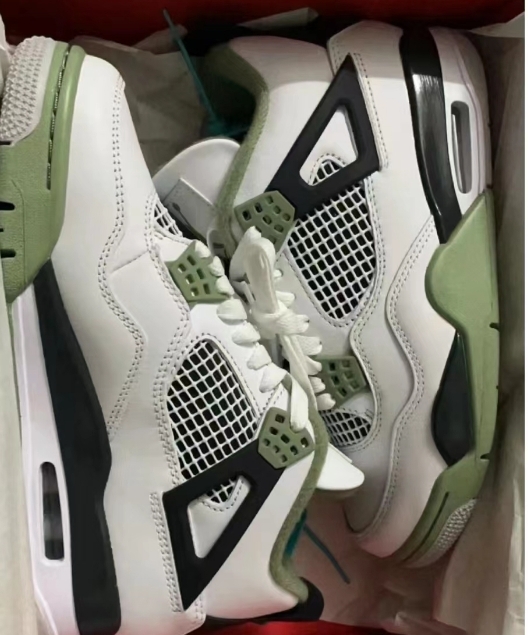Jordan 4 Retro Seafoam AQ9129-103 review Jaylen