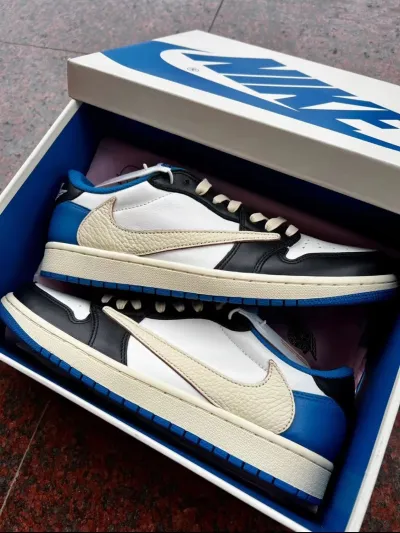 Air Jordan 1 Low Fragment X Travis Scott DM7866-140  review Samantha 