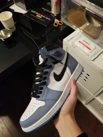 Air Jordan 1 High OG University Blue 555088-134  review Ibby