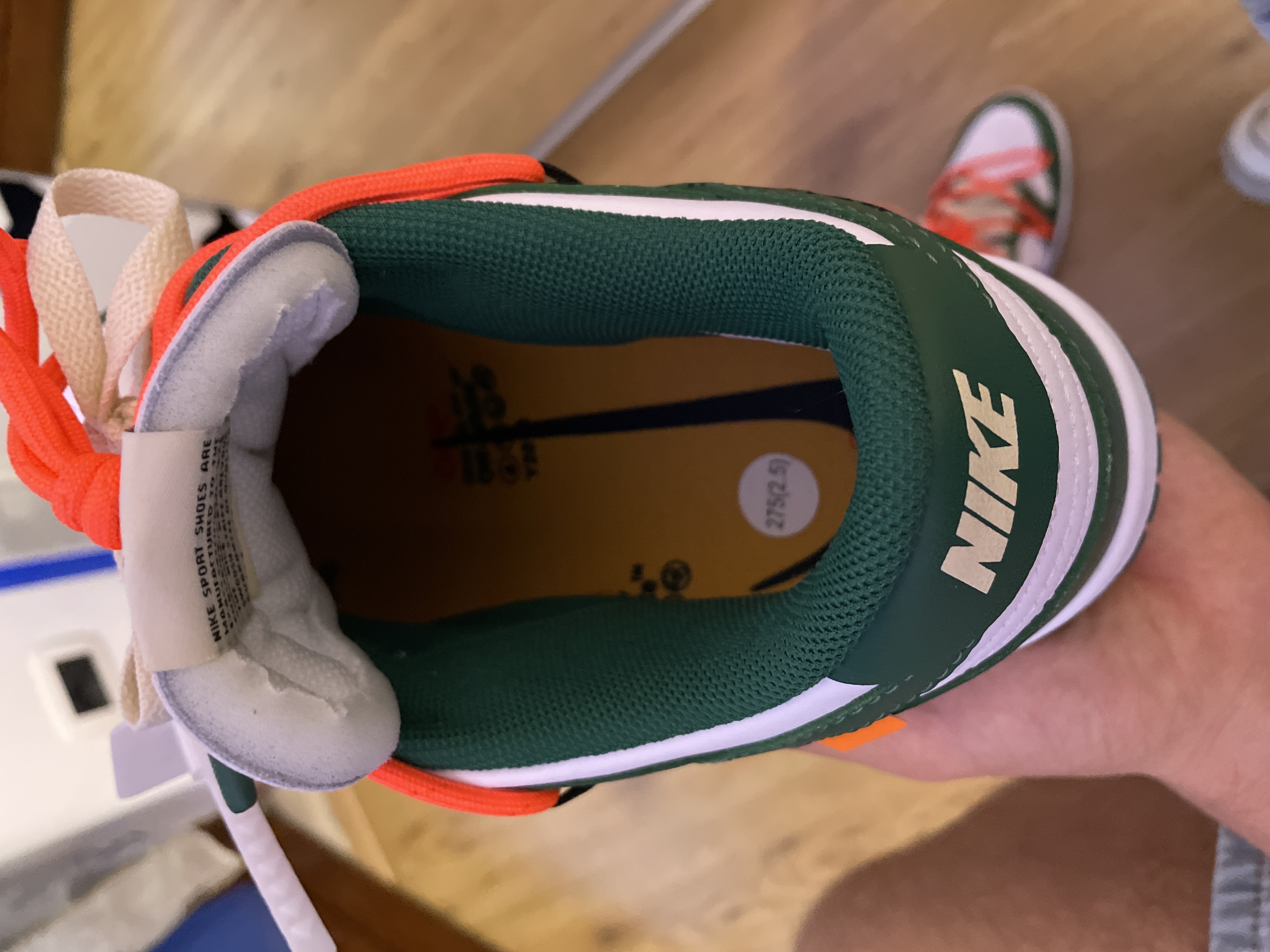 Nike Dunk Low Off White Pine Green CT0856-100  review Leo 03