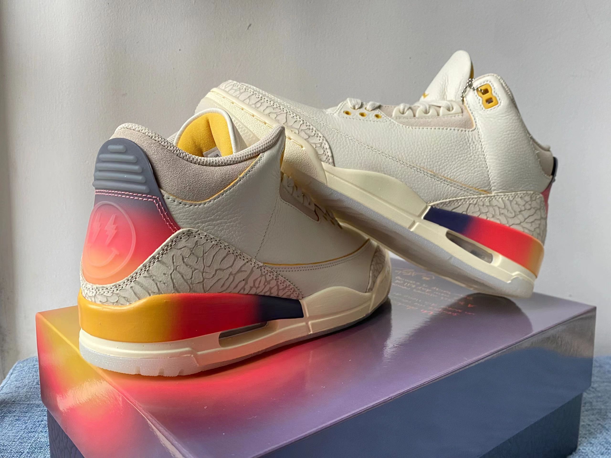 Jordan 3 J Balvin Sunset FN0344-901 review Dom