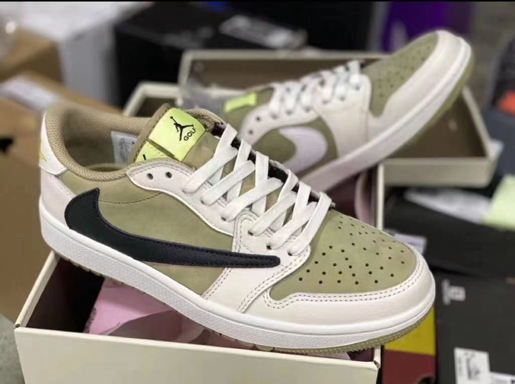 Jordan 1 Retro Low Golf Travis Scott Neutral Olive FZ3124-200 review Ilyas 00