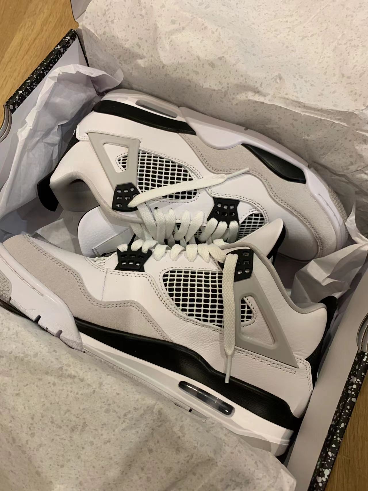 Nike Air Jordan 4 Retro Military Black DH6927-111 review Andrea 00