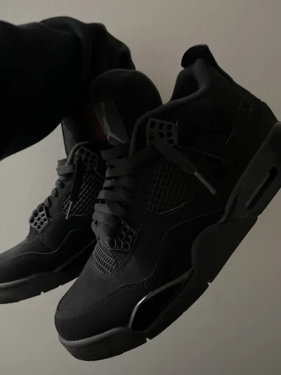 Air Jordan 4 Retro Black Cat CU1110-010  review Tay