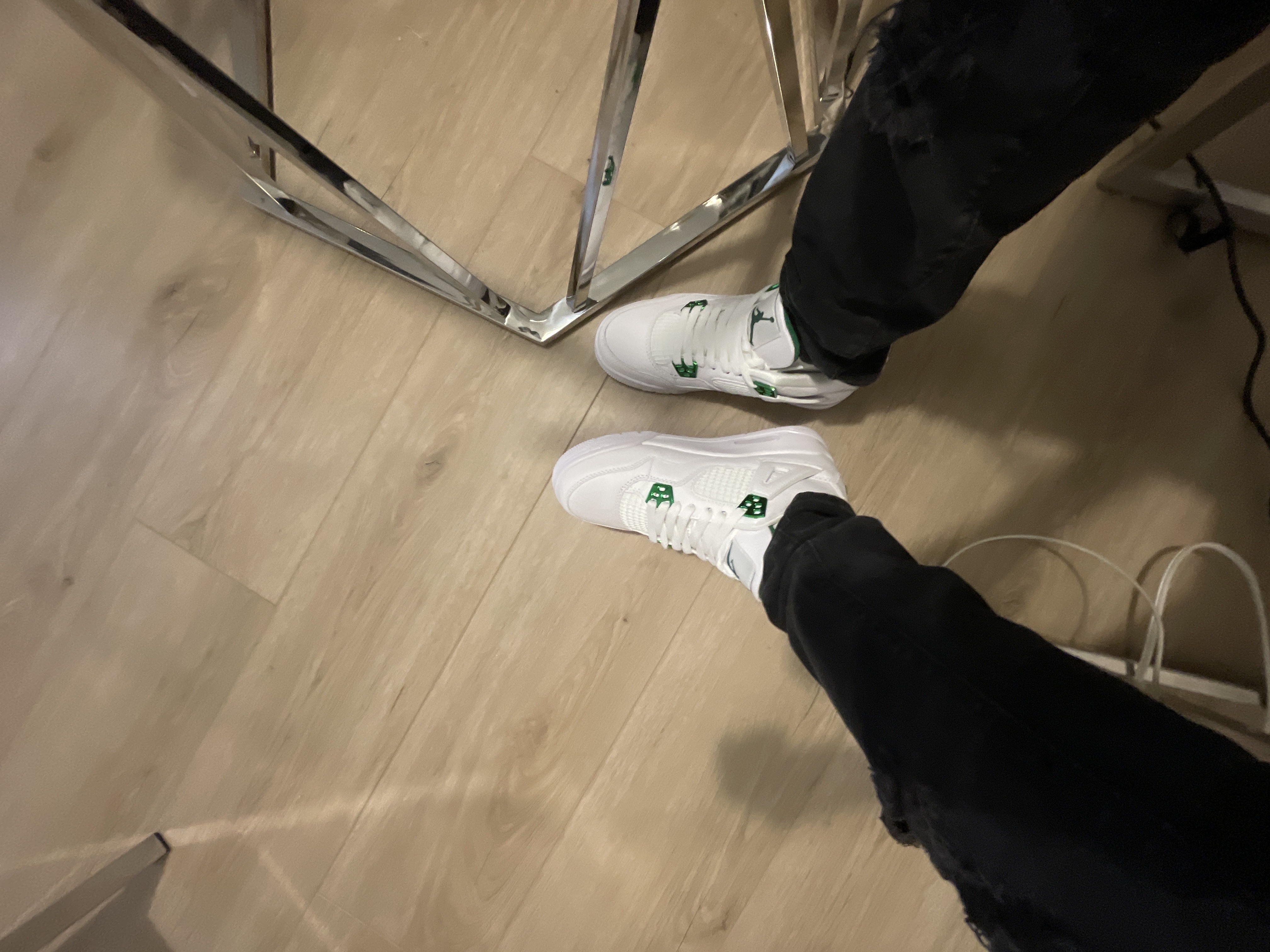 Air Jordan 4 Retro Metallic Green CT8527-113  review Mark Robinson