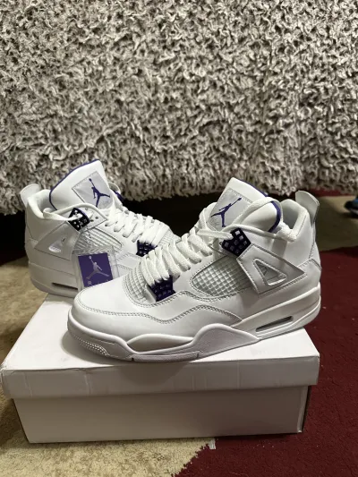 Jordan 4 Retro Metallic Purple CT8527-115  review Shotz