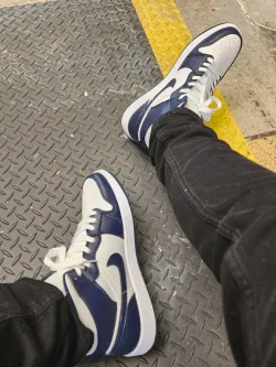 Jordan 1 Mid White Metallic Gold Obsidian 554724-174 review Gerardo Aguilar