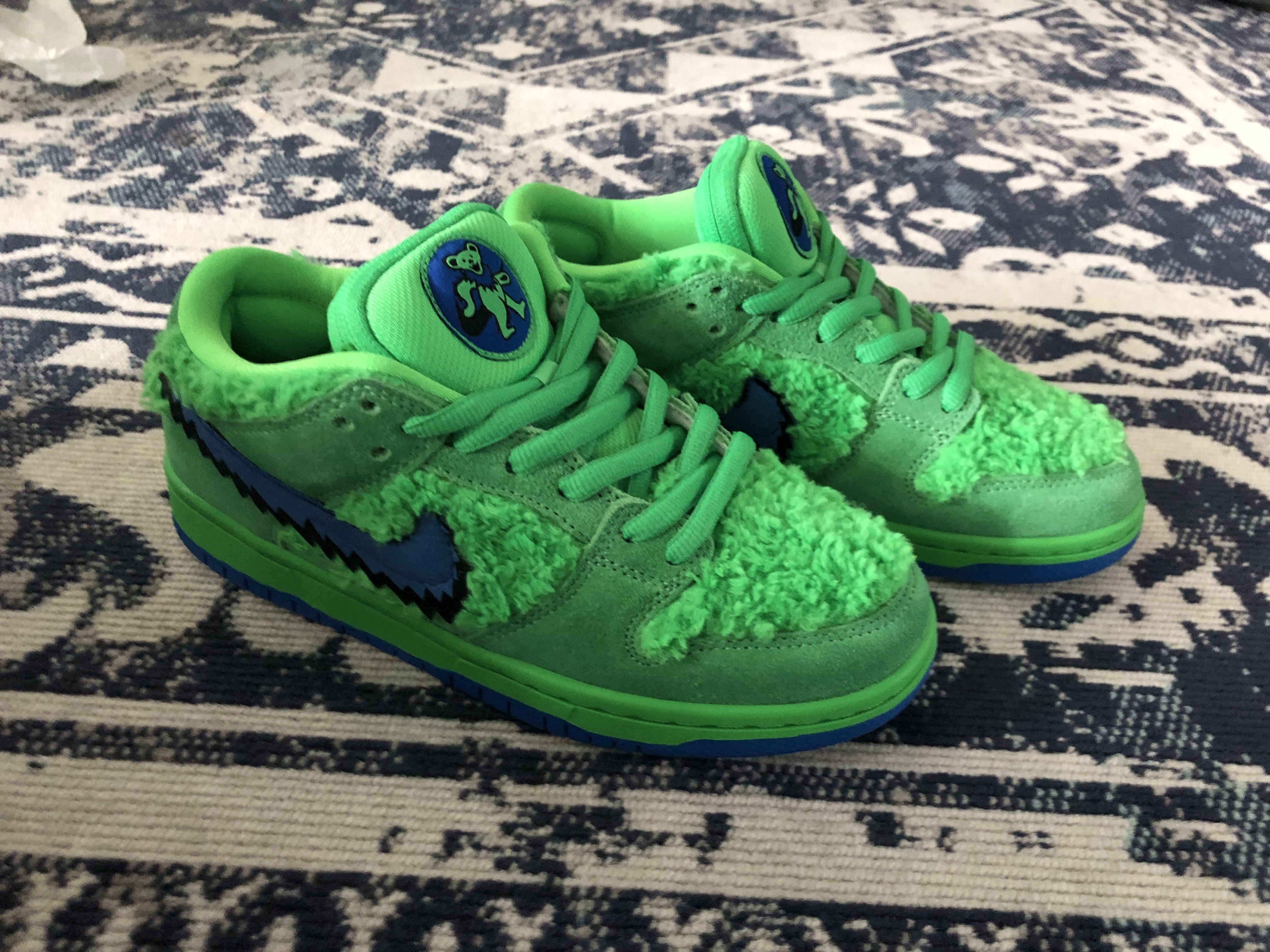 Nike SB Dunk Low Grateful Dead Bears Green CJ5378-300  review Efren 00