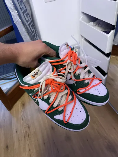 Nike Dunk Low Off White Pine Green CT0856-100  review Leo 00