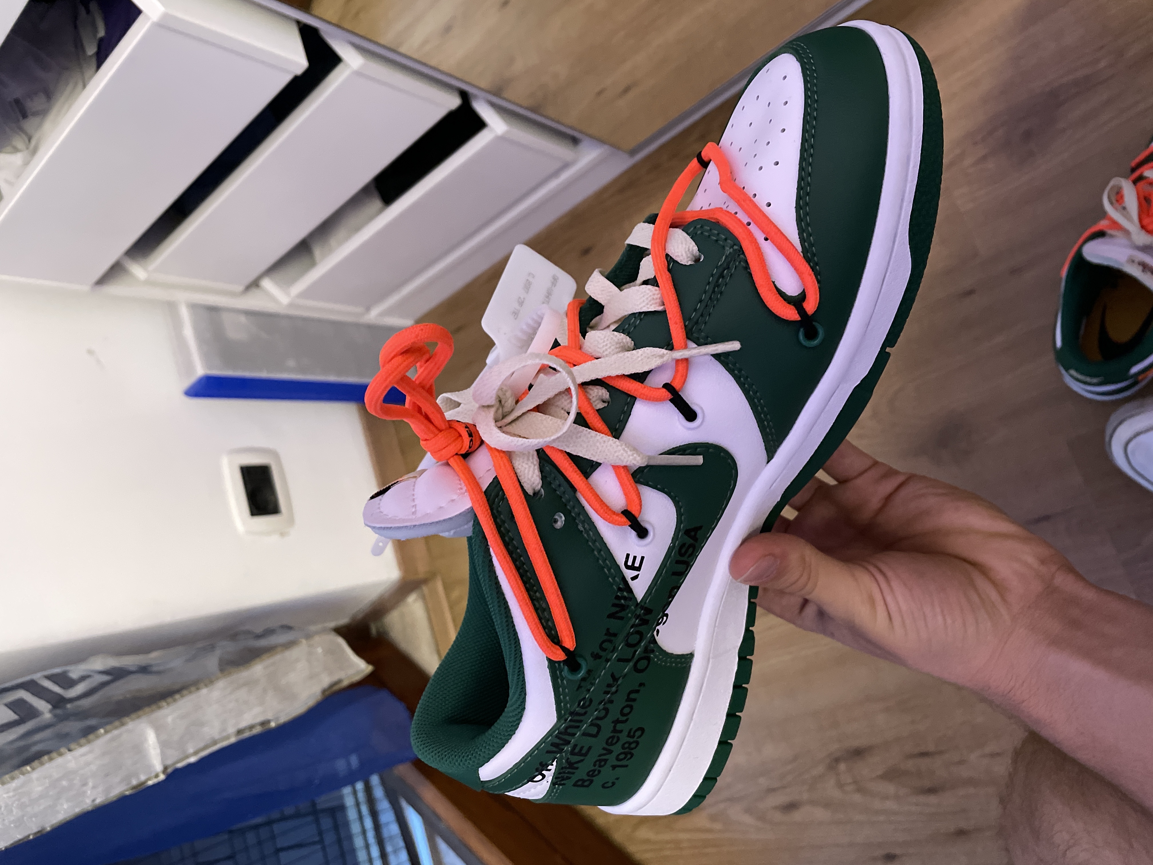 Nike Dunk Low Off White Pine Green CT0856-100  review Leo 01