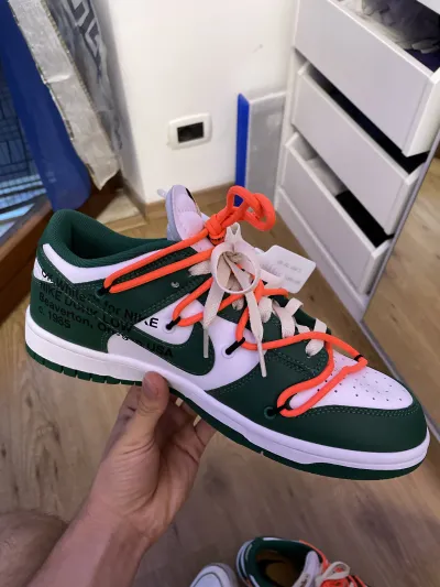 Nike Dunk Low Off White Pine Green CT0856-100  review Leo 01