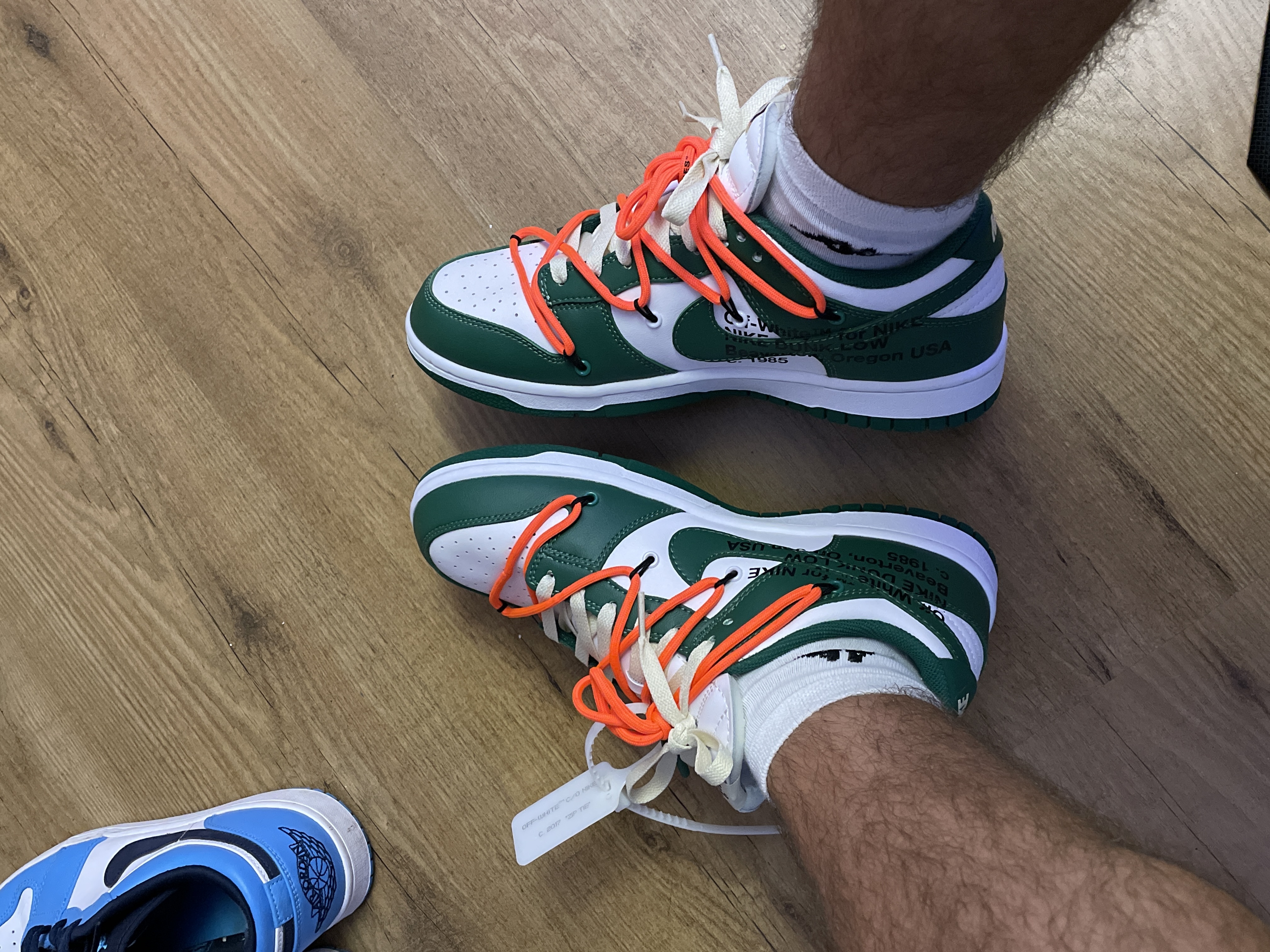 Nike Dunk Low Off White Pine Green CT0856-100  review Leo 04