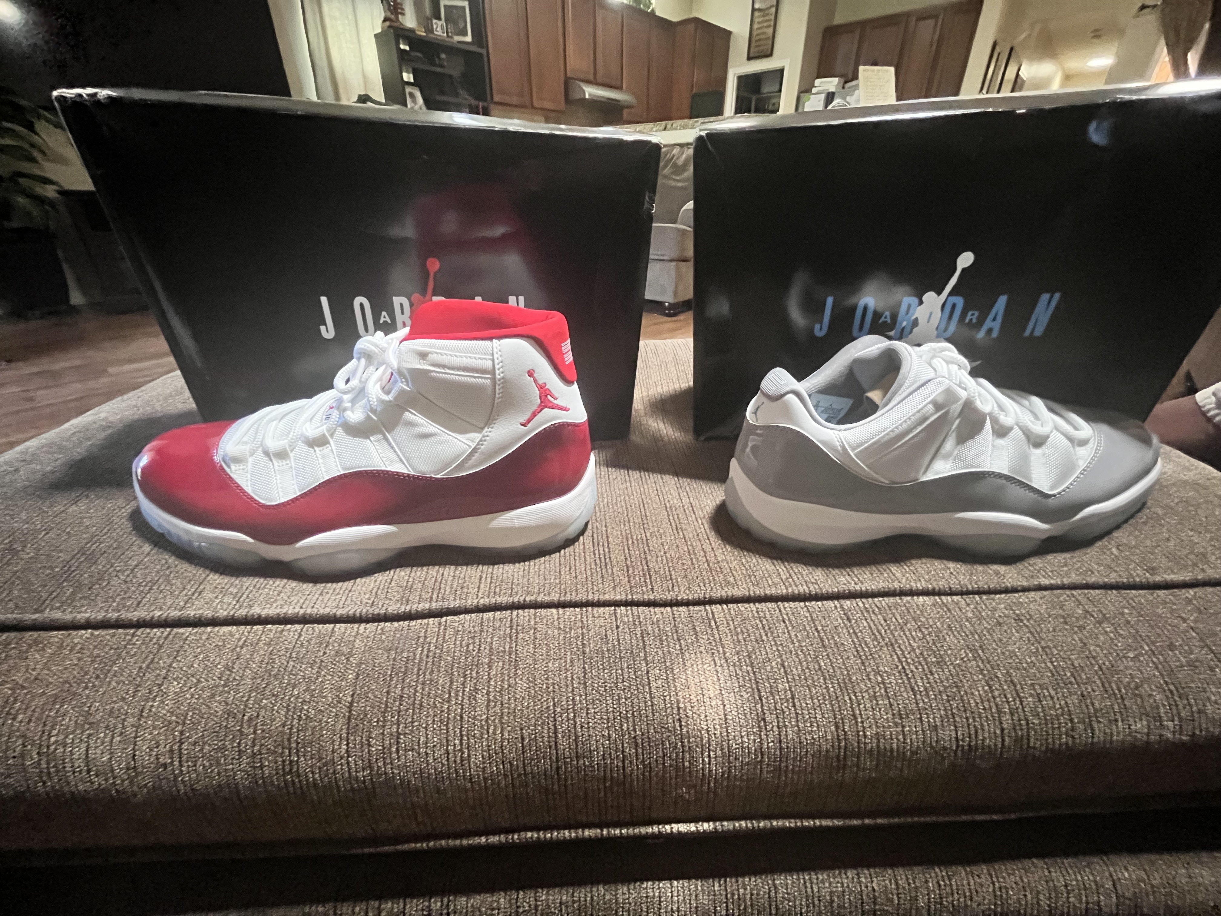Jordan 11 Low Cement Grey  AV2187-140 review Meikhi