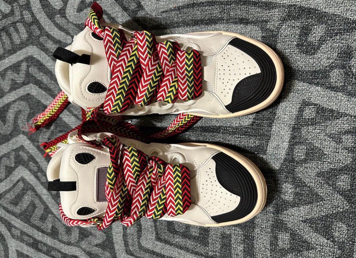 Lanvin Leather Curb White Ivory FM-SKRK11-DRAG-A2000 review Frank