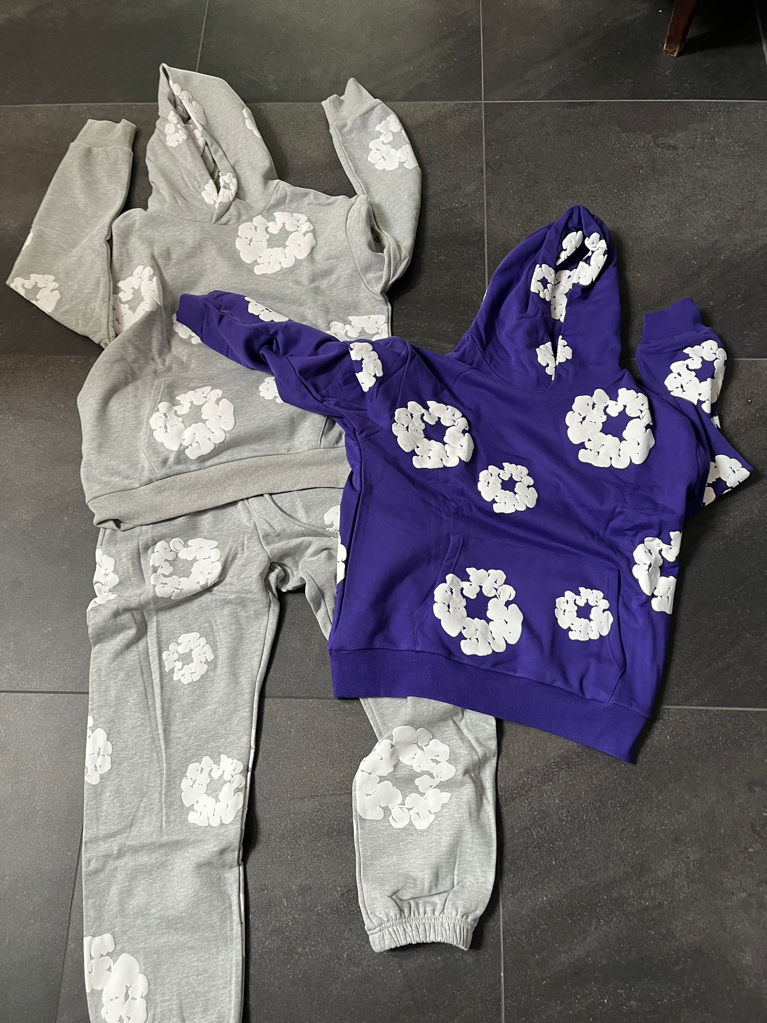 Denim Tears The Cotton Wreath Sweatshirt Purple review M