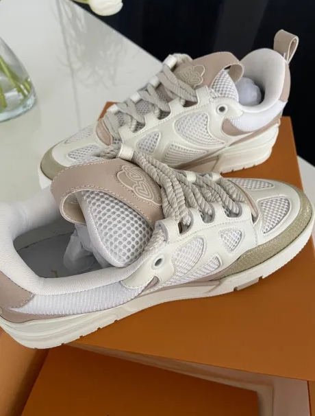 Skate Sneaker Beige White 1AARQH review 2