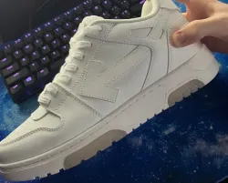 OFF-WHITE Out Of Office OOO Low Tops White OMIA189 C99LEA00 10100 review R