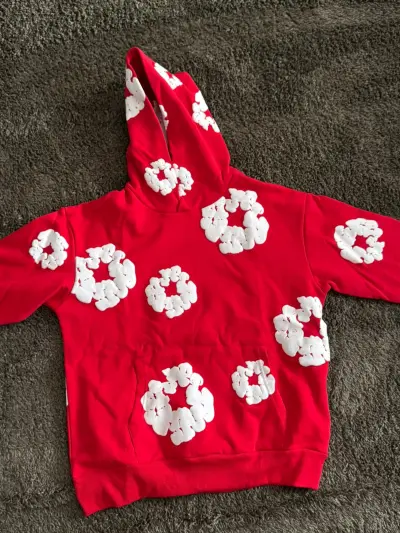Denim Tears The Cotton Wreath Sweatshirt Red review T
