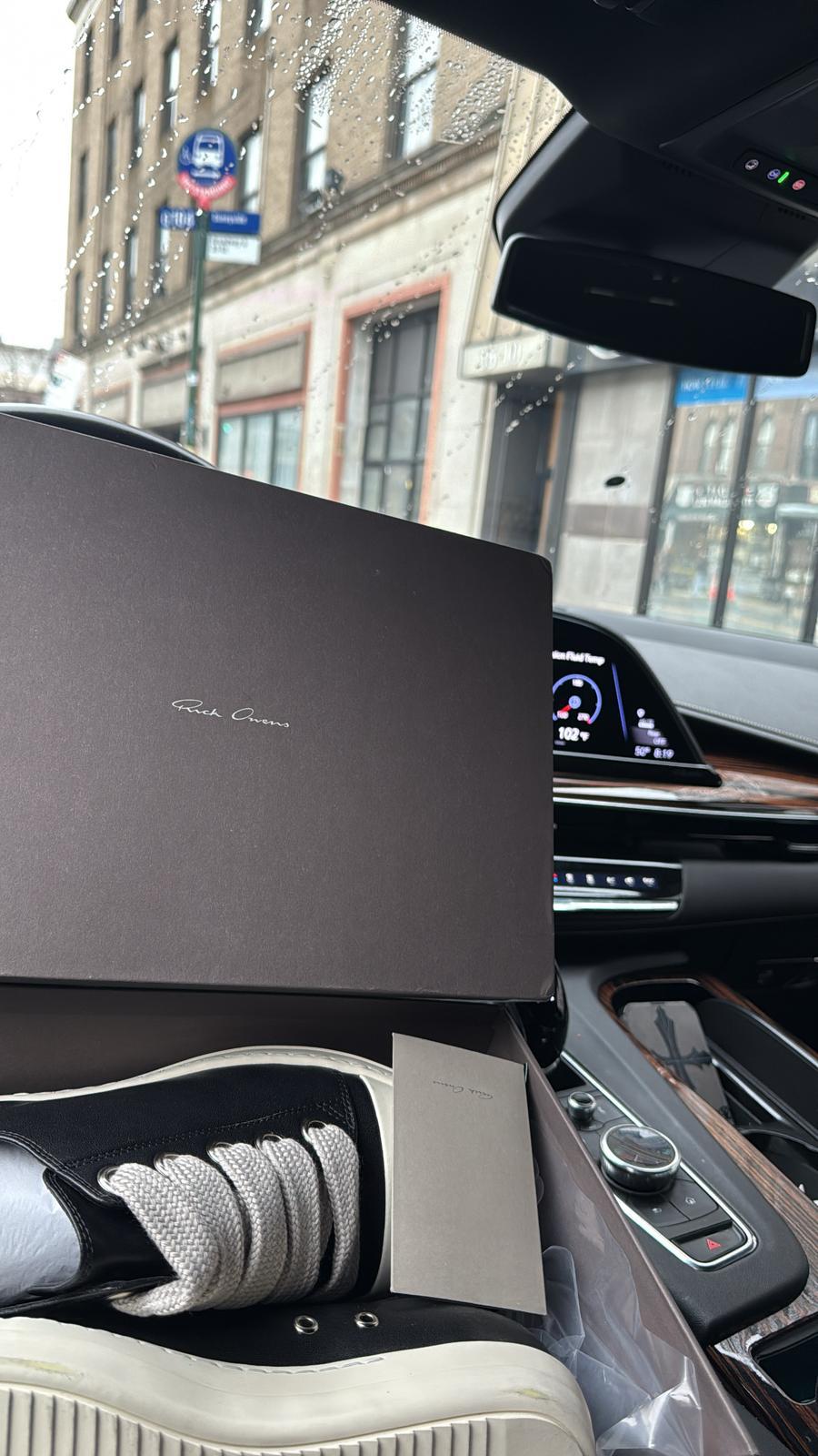 Rick Owens Jumbo Lace Padded Sneaks Low Black Milk review 0