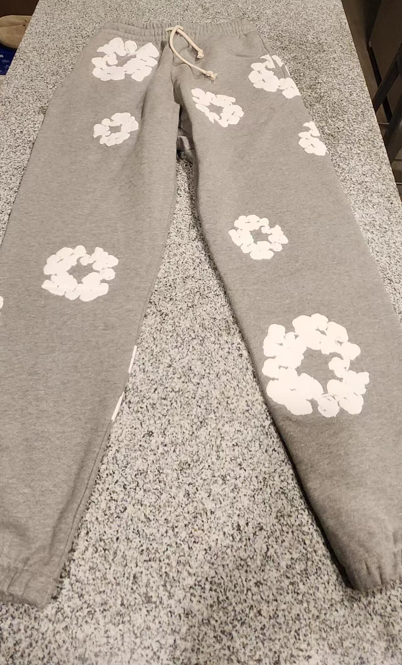 Denim Tears The Cotton Wreath Sweatpants Grey review brandon 00