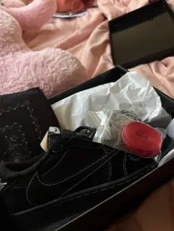 Travis Scott x Air Jordan 1 Retro Low OG SP Black Phantom DM7866-001 review soha
