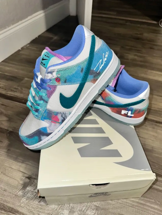 Nike SB Dunk Low Futura Laboratories Bleached Aqua HF6061-400 review Warren